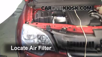 2008 Saturn Vue XE 2.4L 4 Cyl. Air Filter (Engine) Replace